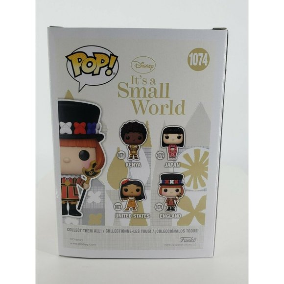 Funko 1074 ENGLAND Disney It's a Small World Pop NEW Unopened - Picture 6 of 10
